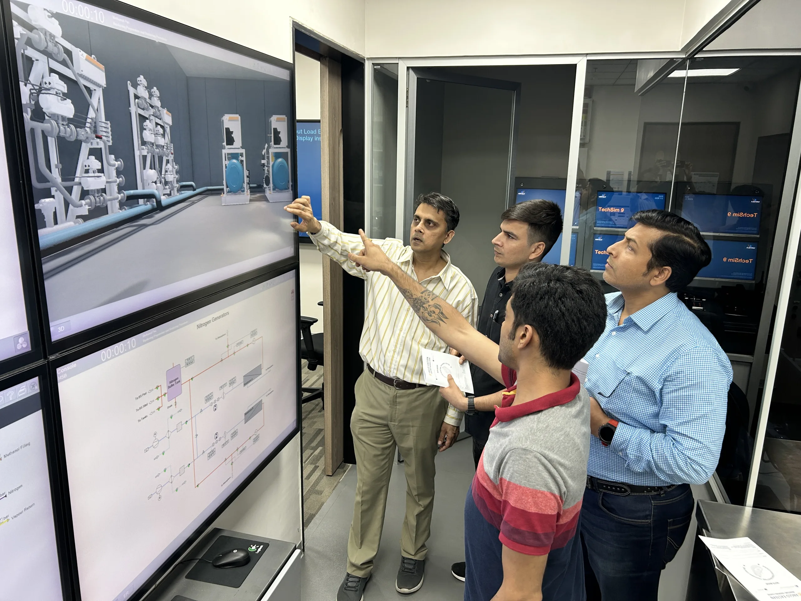 Train with advanced technology